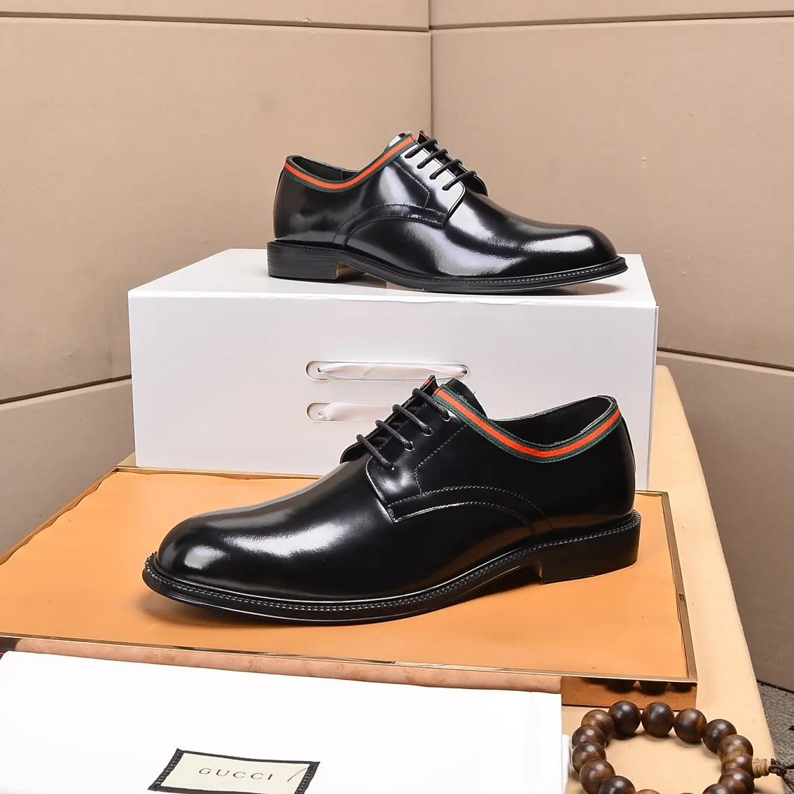 Men's shoes💰540📛📛Original (water-dyed cowhide) Gucci GUCCI official website formal shoes🌀 Italian🇮🇹imported cowhide➕top imported water-dyed cowhide lining💋Finely handmade original bottom, the real thing looks better when photographed in person Standard size 38-44